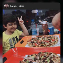 اینستاگرام پیتزا حاتم ساری